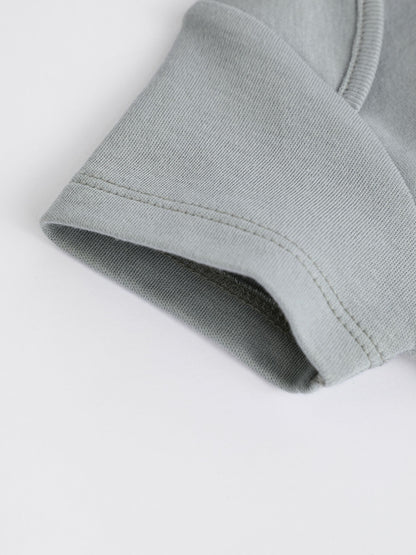 Grey/White Short Sleeve Bodysuits 5 Pack image 7