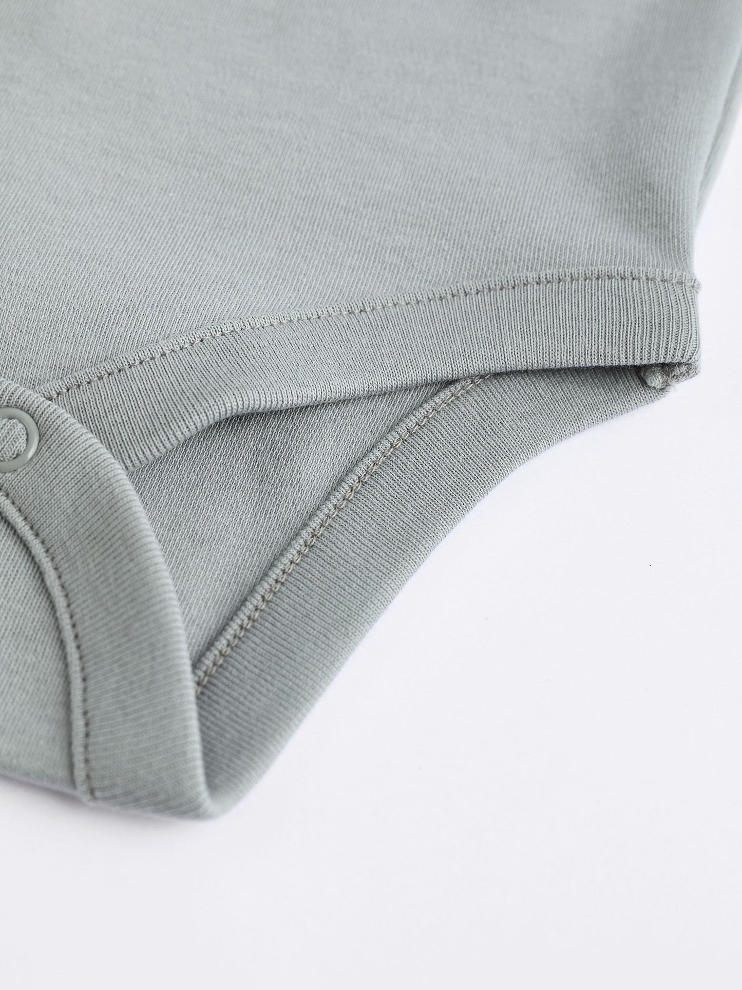 Grey/White Short Sleeve Bodysuits 5 Pack image 8