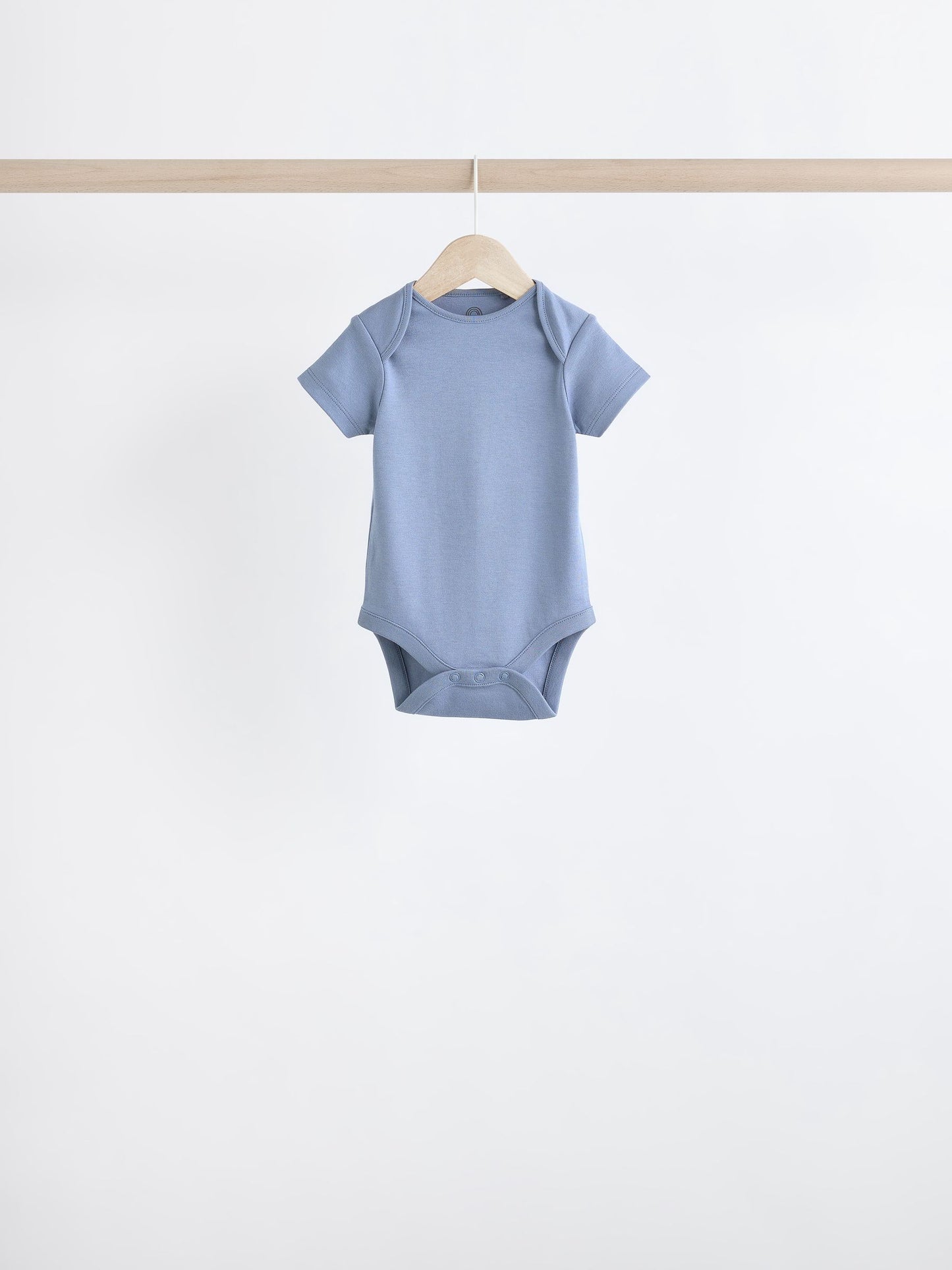Grey/White Short Sleeve Bodysuits 5 Pack image 9