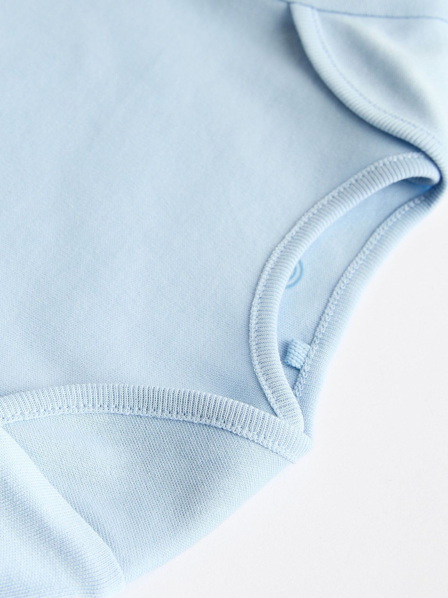 Blue 7 Pack Baby Long Sleeve Bodysuits image 8