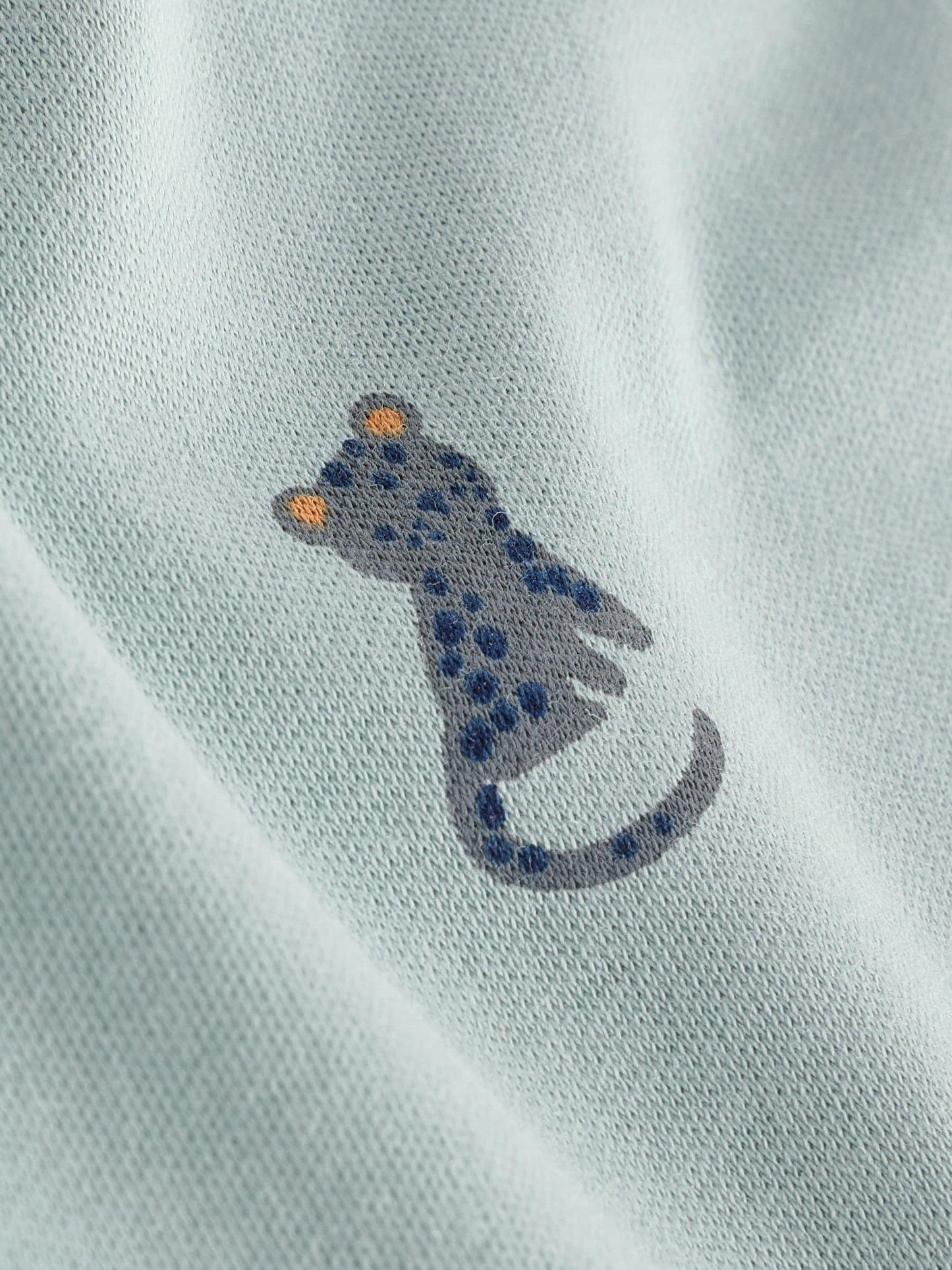 Teal Blue Baby 100% Cotton Bodysuits 7 Pack image 7
