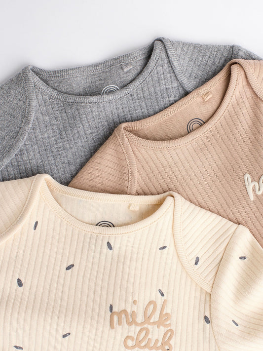 Neutral Milk Club Baby Bodysuits 3 Pack image 3