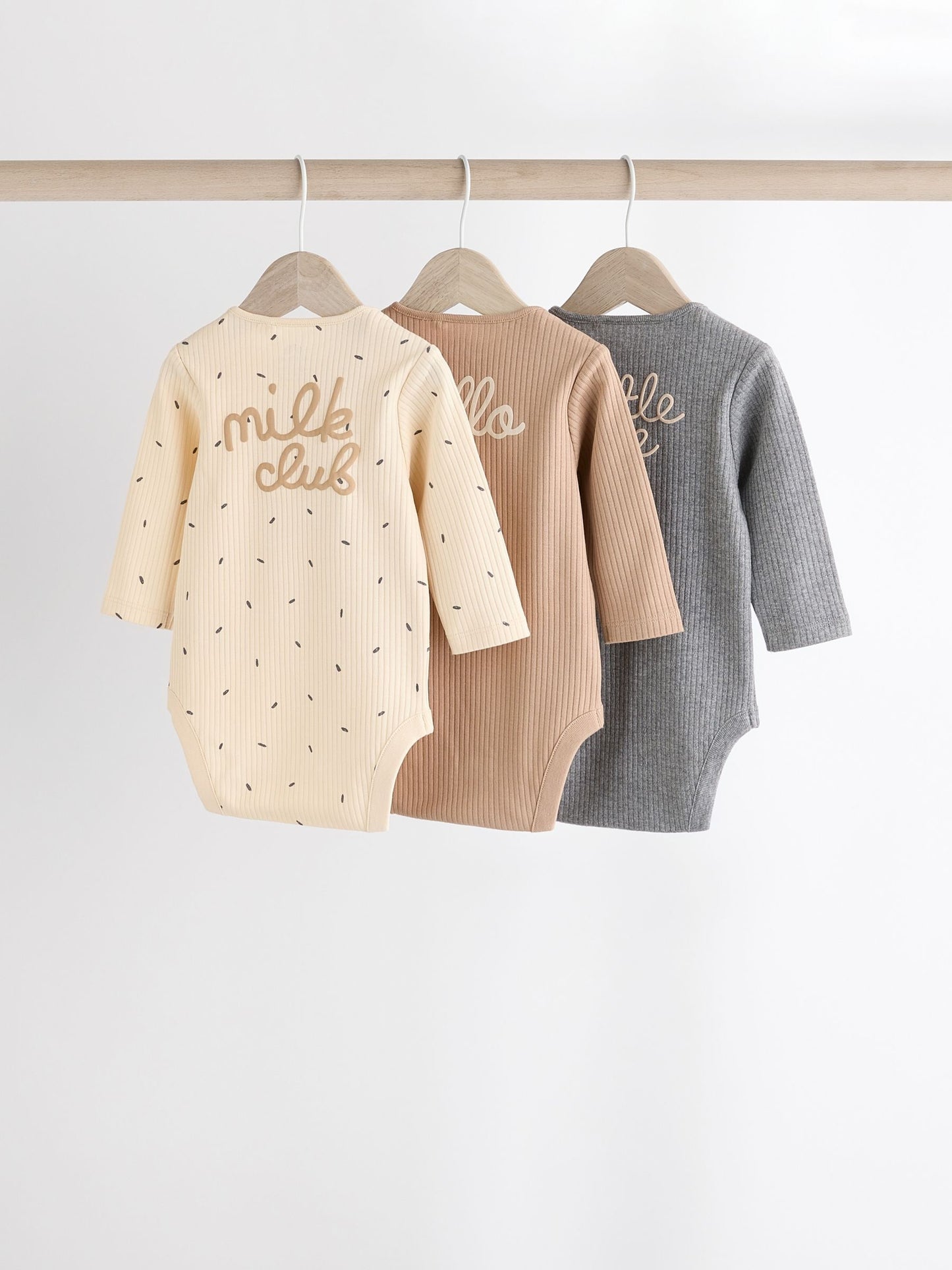 Neutral Milk Club Baby Bodysuits 3 Pack image 5