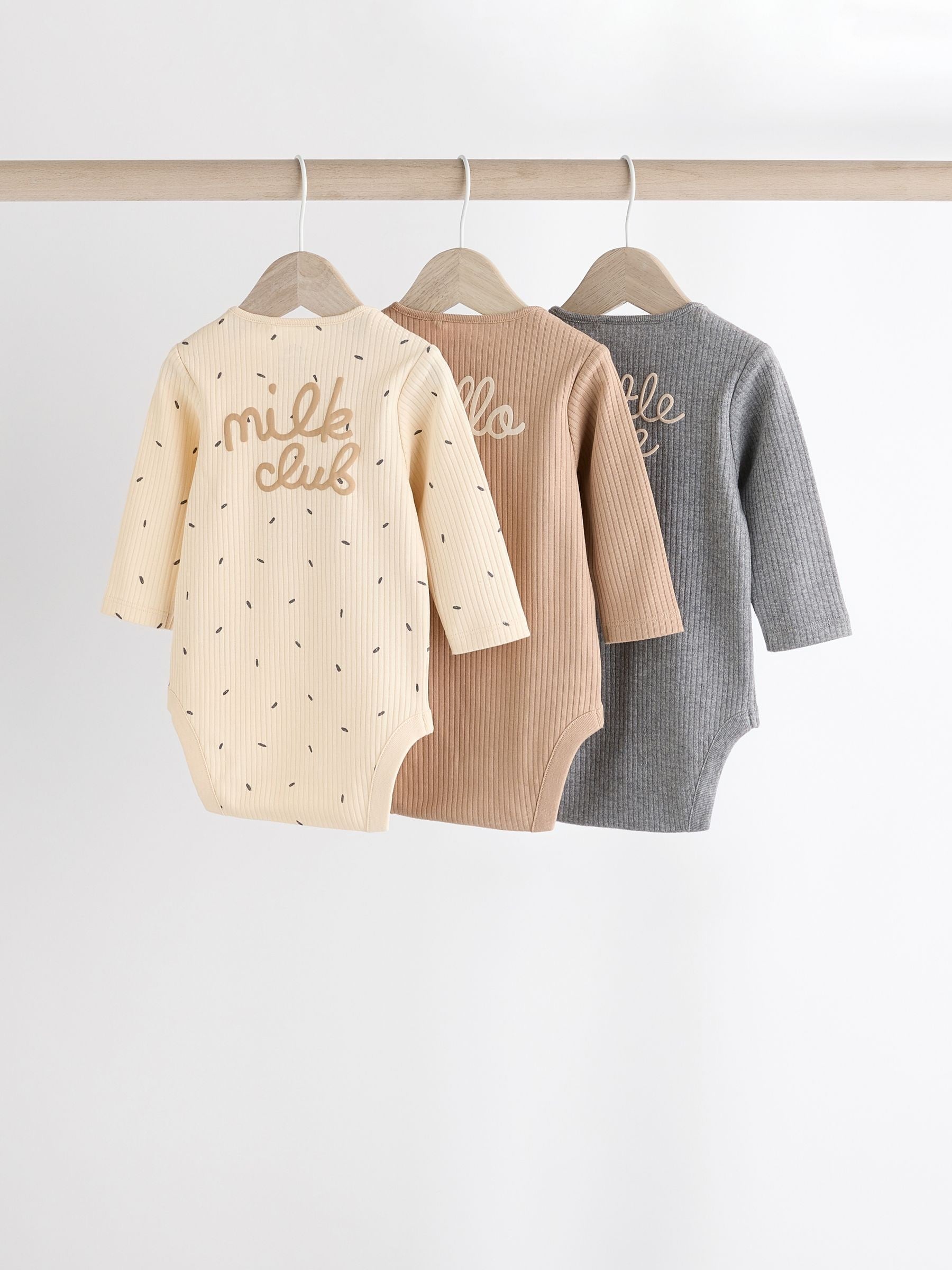 Neutral Milk Club Baby Bodysuits 3 Pack image 5