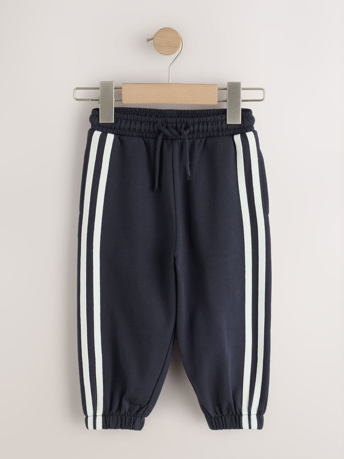 Navy Side Stripe Cuffed Joggers (3mths-7yrs) - image 1