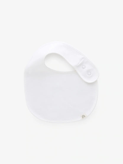 White 100% Cotton Baby Bibs 5 Pack