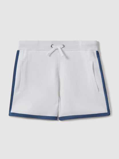 Dsiney Kidz - Reiss White Heddon 3-9 yrs Knitted Drawstring Shorts image 2