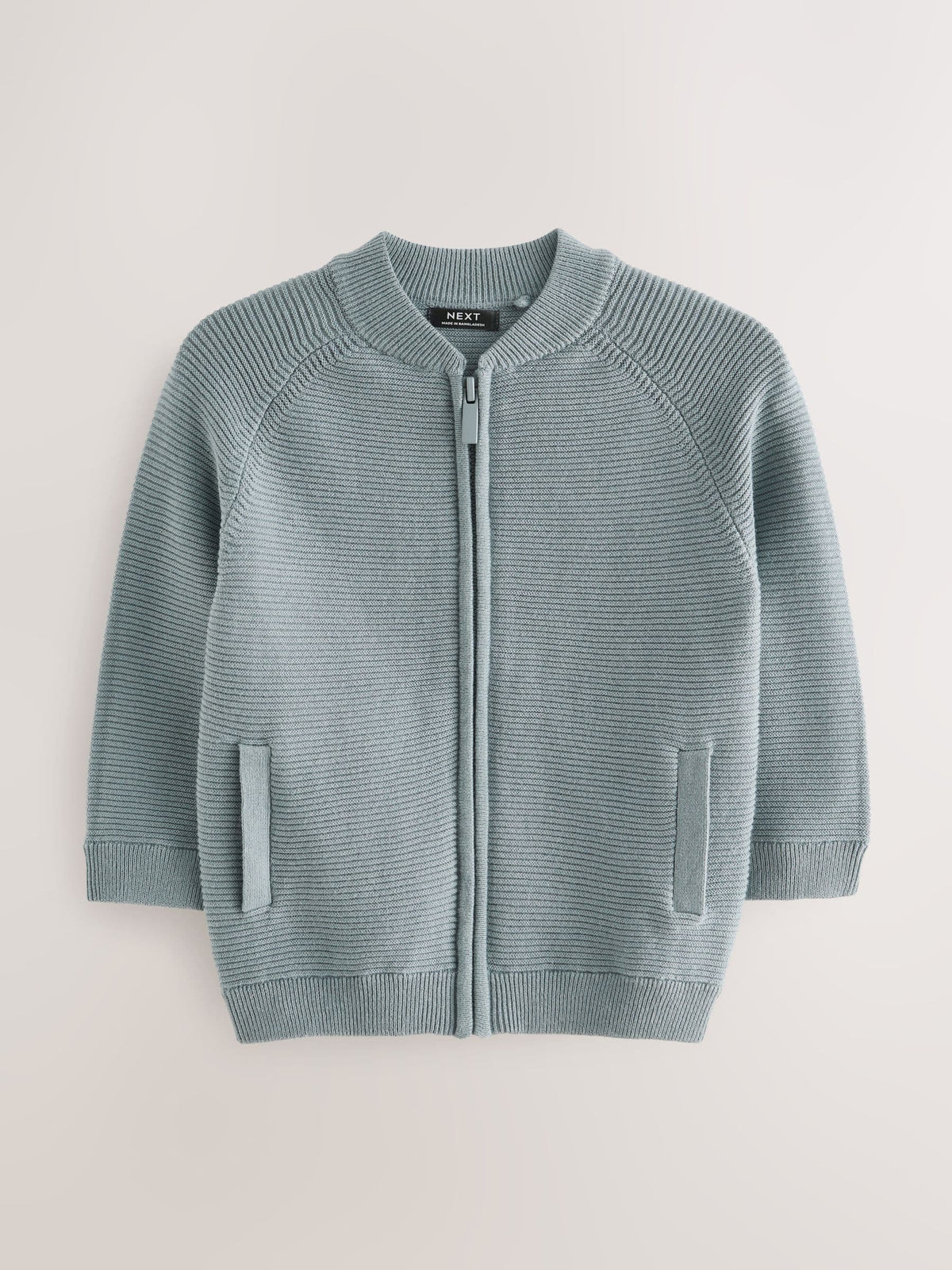 Blue Zip Through Cardigan (3mths-7yrs) - image 7