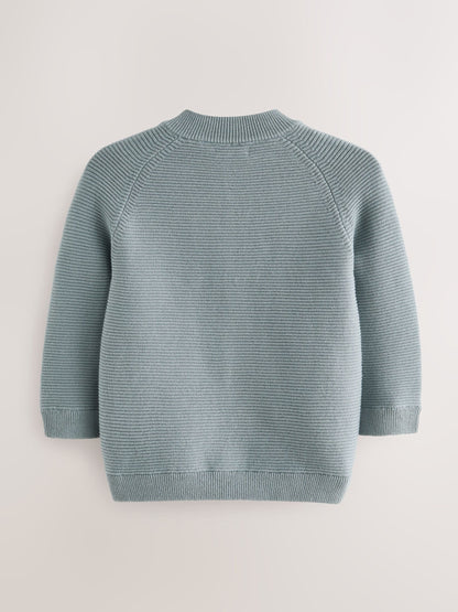 Blue Zip Through Cardigan (3mths-7yrs) - image 8