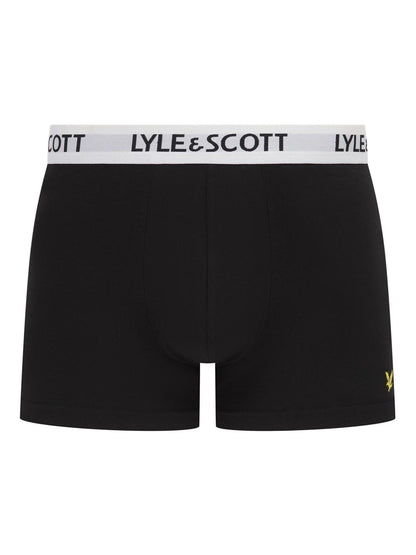 Dsiney Kidz - Lyle & Scott Black Miller Underwear Boxer Trunks 5 Pack image 3