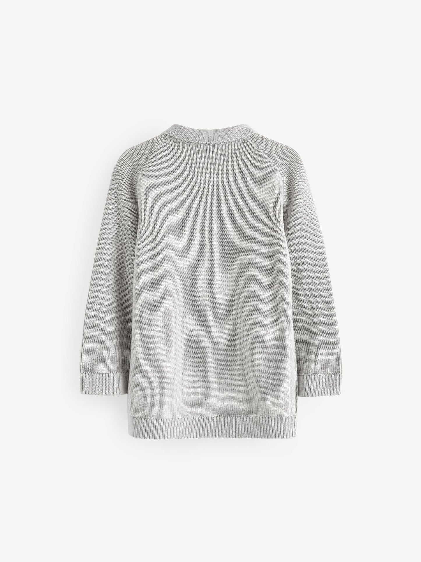 Dsiney Kidz - Light Grey Long Sleeve Quarter Zip Knitted Polo Shirt (3mths-7yrs) image 6