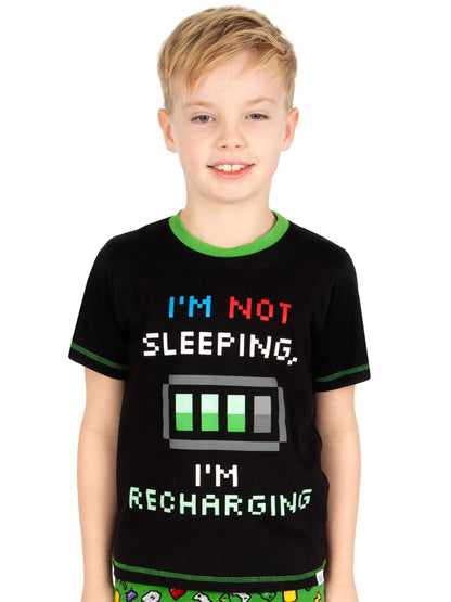 Harry Bear Green Gaming Glow In The Dark 100% Cotton Pyjamas - image 6