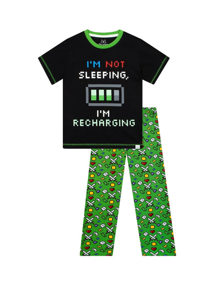 Harry Bear Green Gaming Glow In The Dark 100% Cotton Pyjamas - image 7