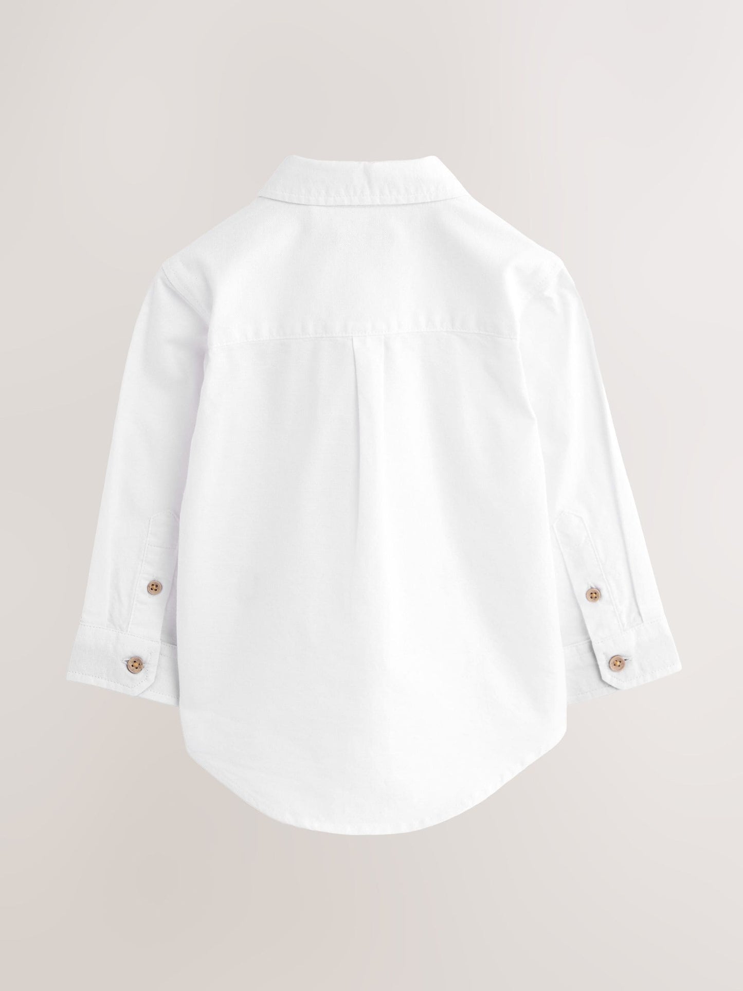 White Character Long Sleeve Oxford Shirt (3mths-7yrs) image 6