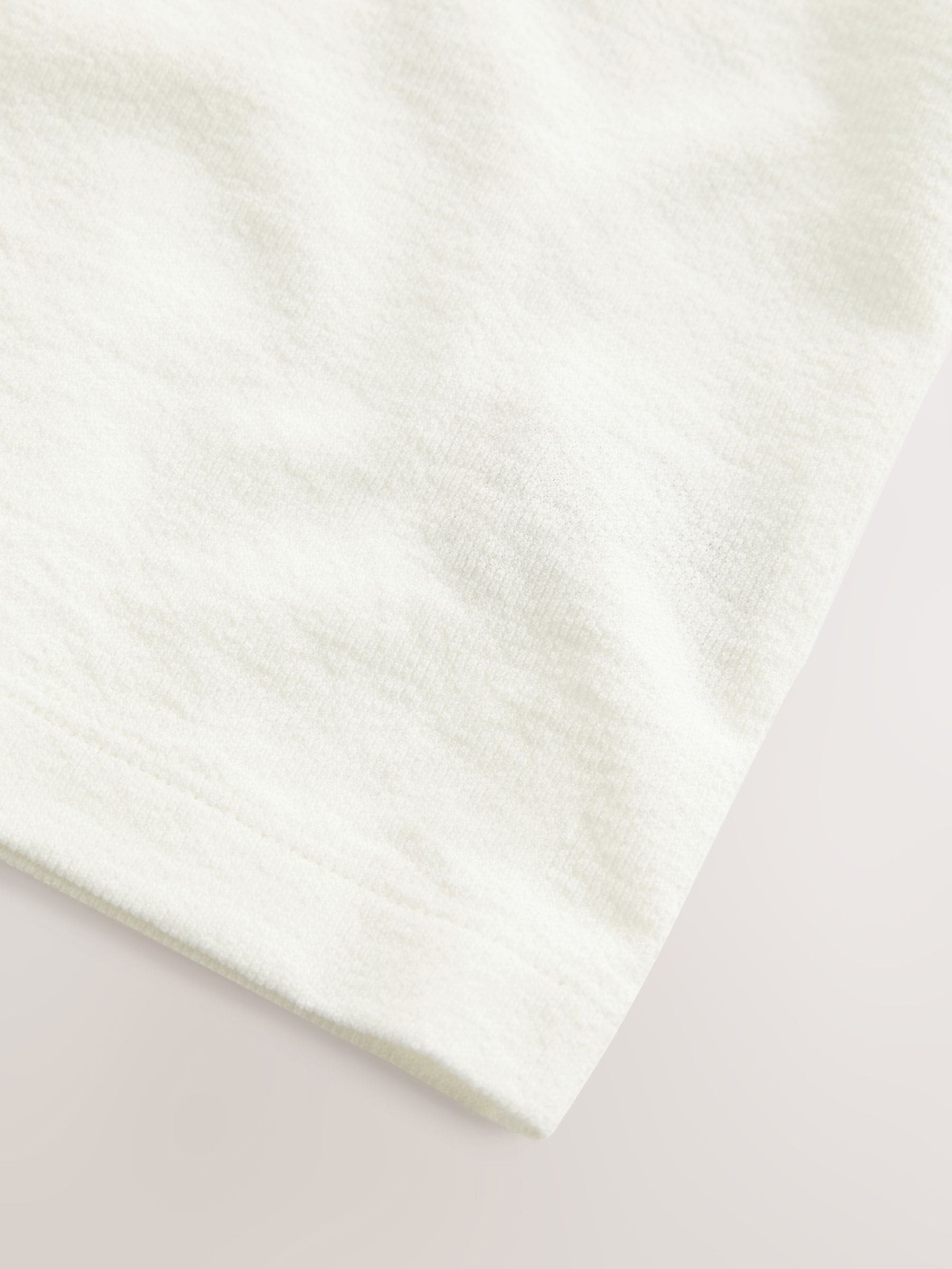 White Short Sleeve Henley Neck T-Shirt (3mths-7yrs) image 5