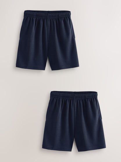 Dsiney Kidz - Navy Blue 2 Pack Sports Shorts (3-16yrs) image 1
