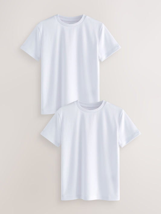 Dsiney Kidz - White 2 Pack Sports T-Shirt (3-16yrs) image 1