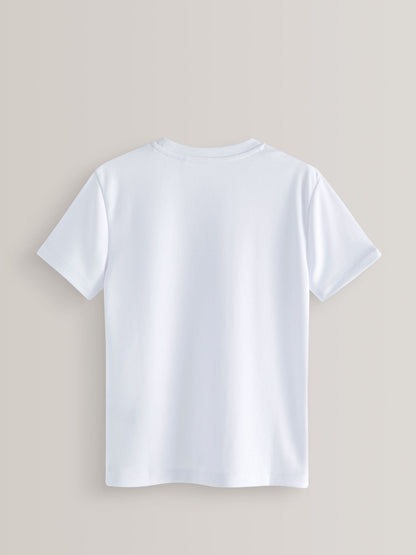 Dsiney Kidz - White 2 Pack Sports T-Shirt (3-16yrs) image 3