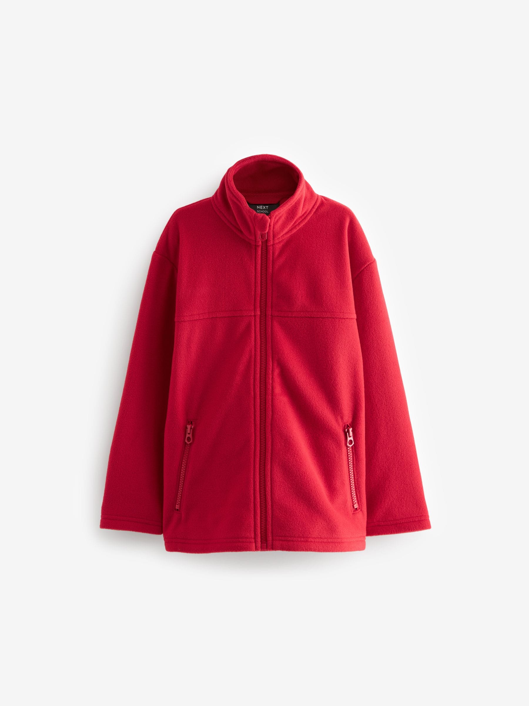 Dsiney Kidz - Red Zip-Up Fleece Jacket With Pockets (3-16yrs) image 1