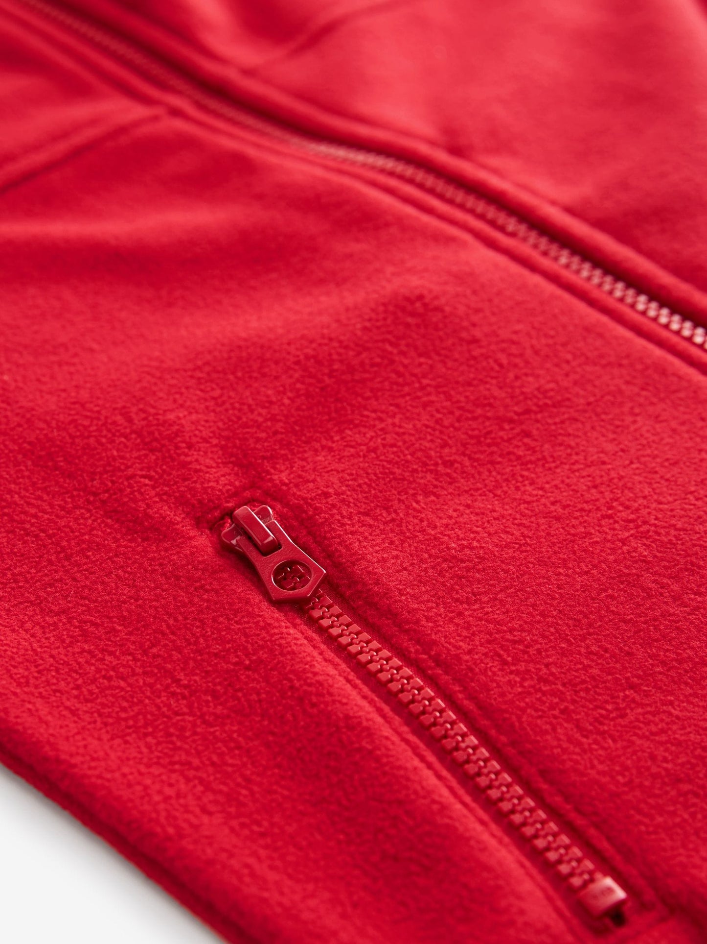 Dsiney Kidz - Red Zip-Up Fleece Jacket With Pockets (3-16yrs) image 3
