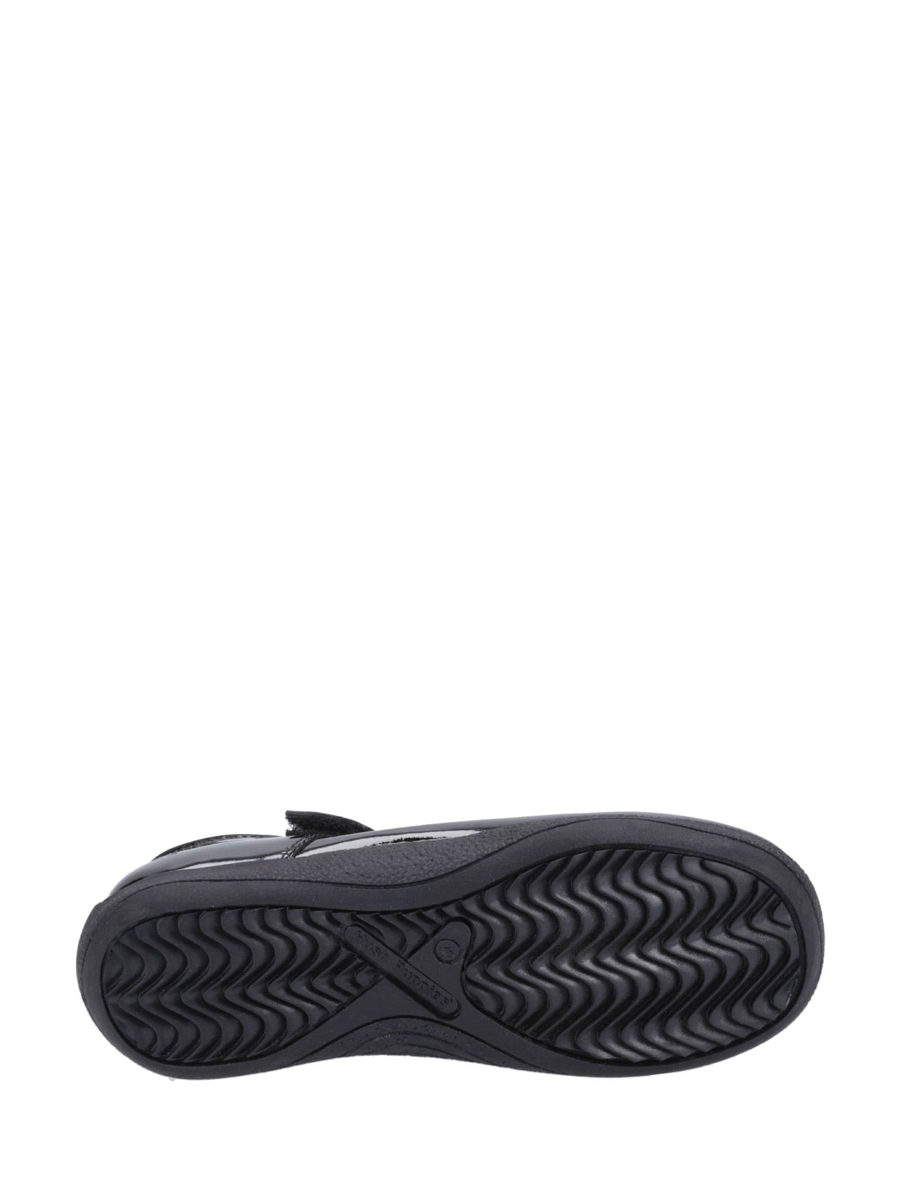 Hush Puppies Black Christina Patent Junior School Shoes image 4