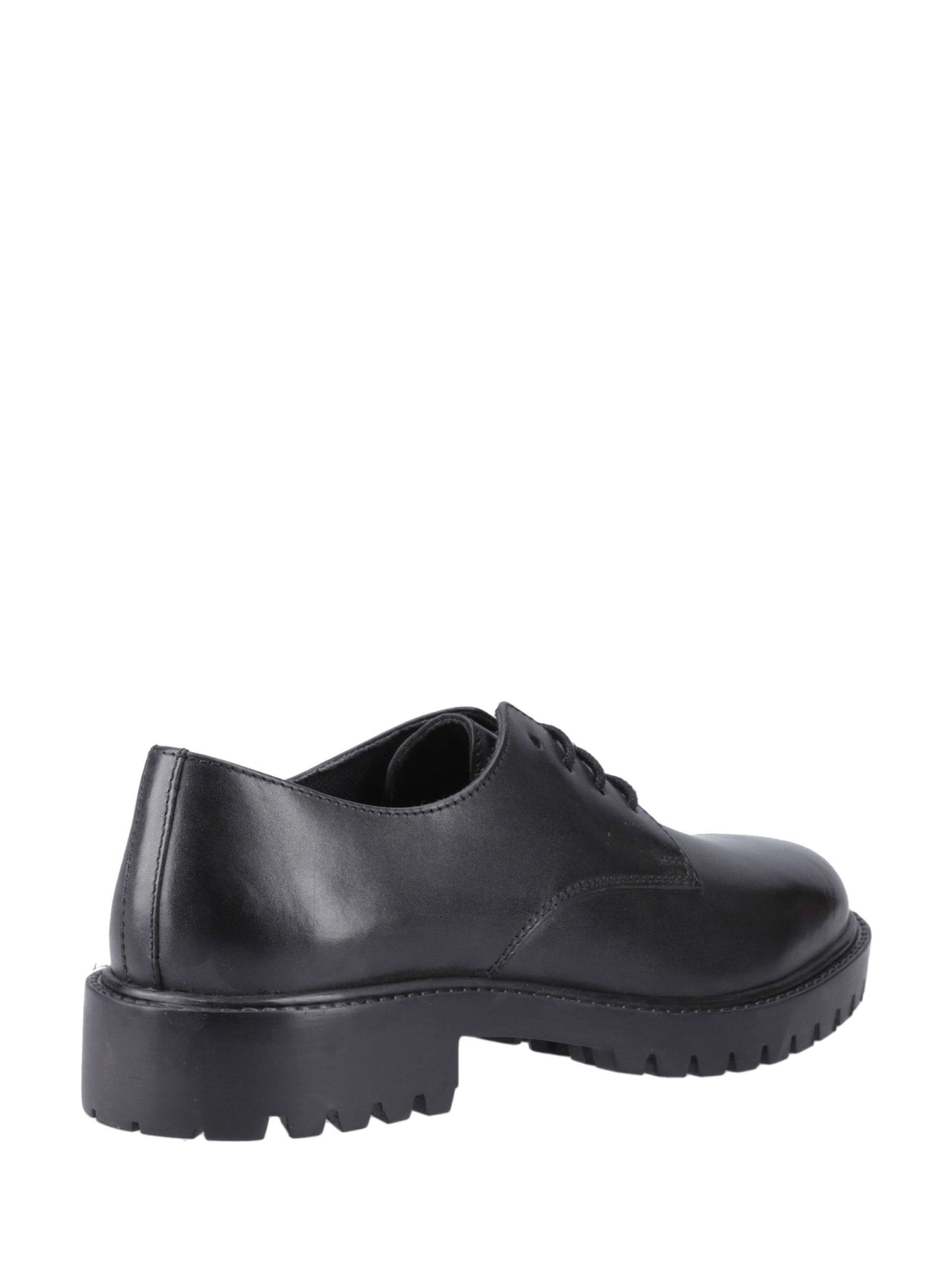 Hush Puppies Black Aubrey Lace Up Senior School Shoes image 2