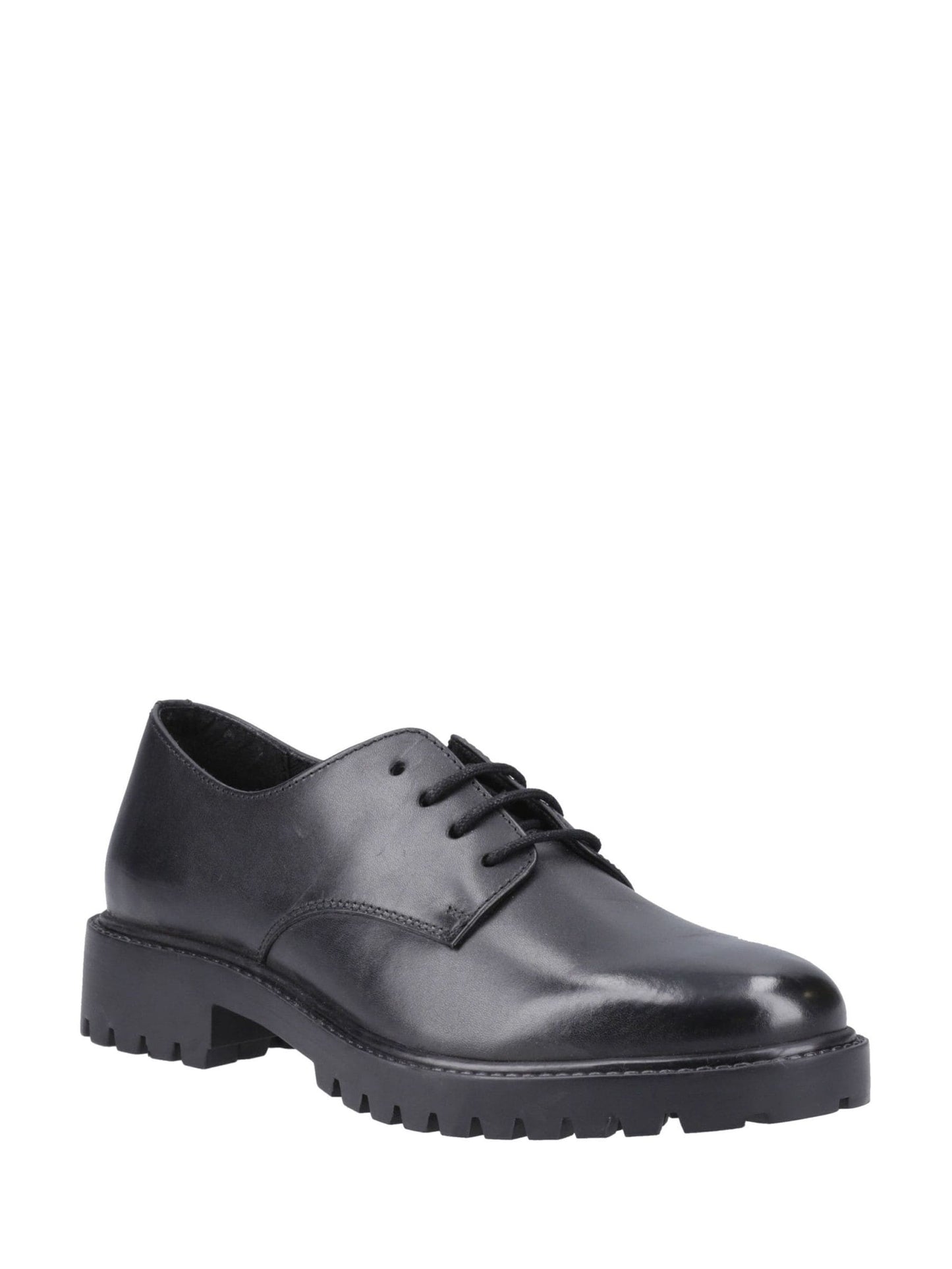 Hush Puppies Black Aubrey Lace Up Senior School Shoes image 3