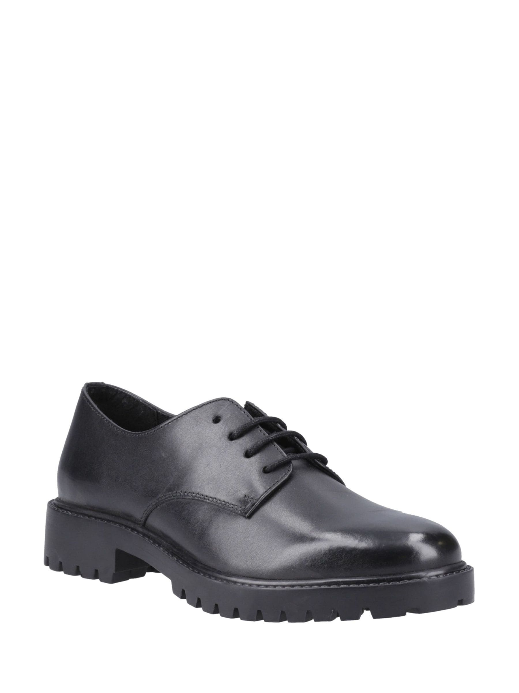 Hush Puppies Black Aubrey Lace Up Senior School Shoes image 3