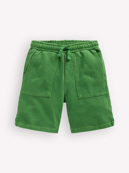 Boden Green Garment Dye Sweatshorts image 1