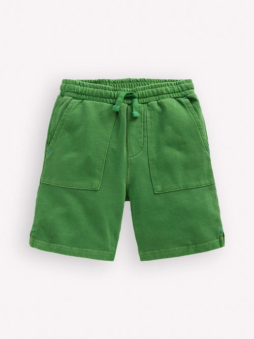 Boden Green Garment Dye Sweatshorts image 1