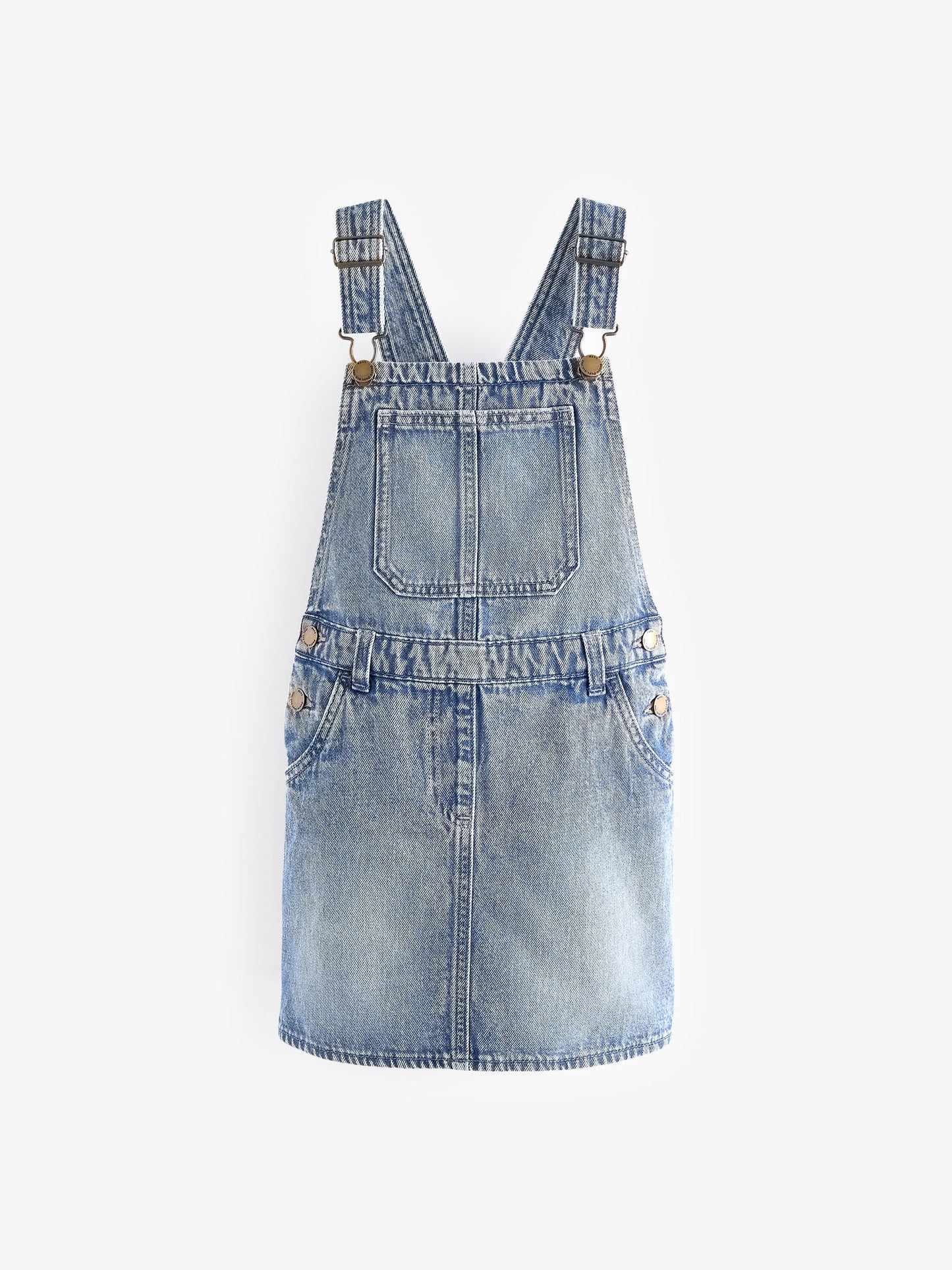 Blue Denim Pinafore Dress (3-16yrs) image 1