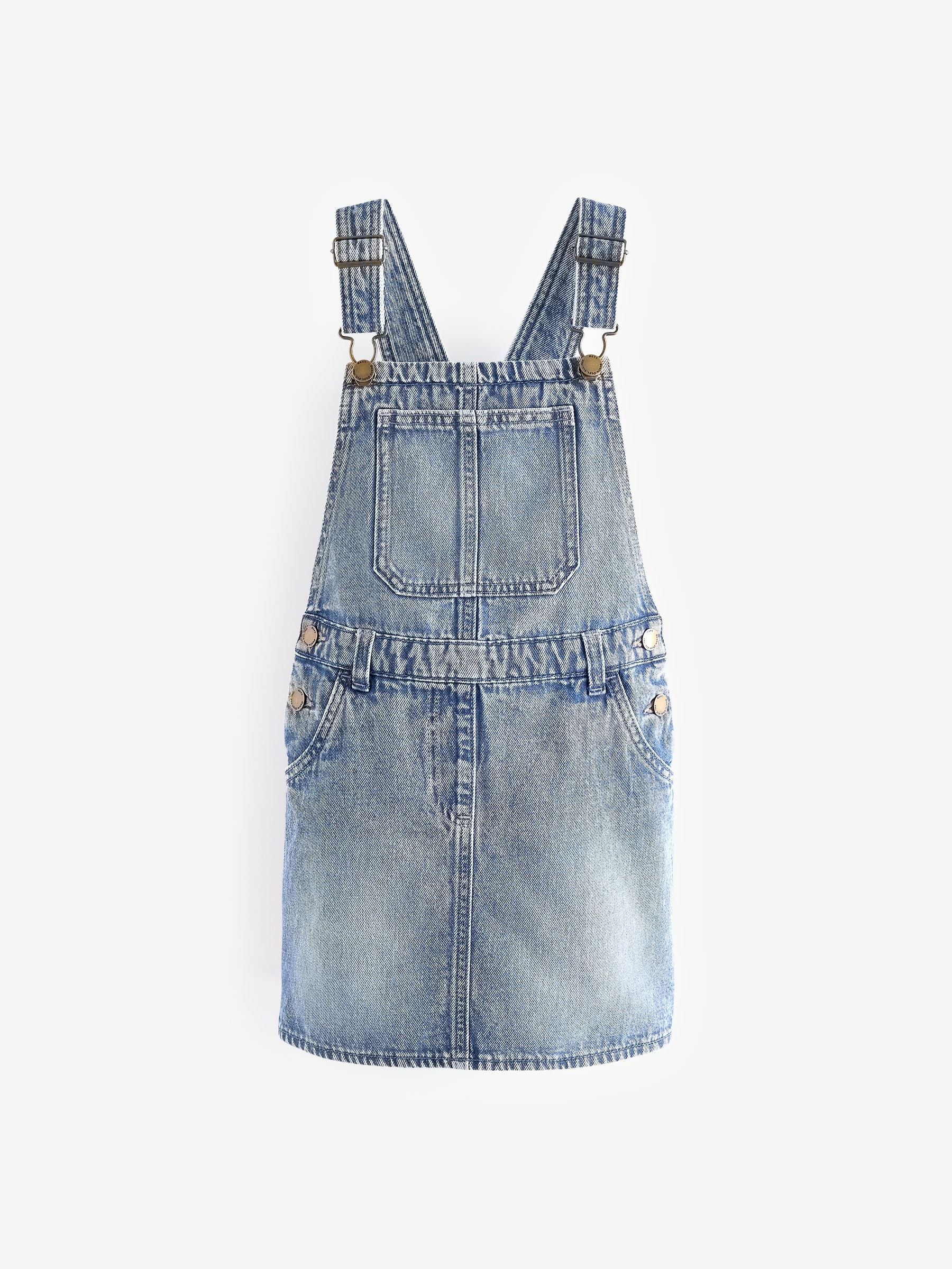 Blue Denim Pinafore Dress (3-16yrs) image 1