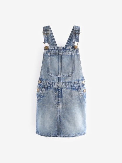 Blue Denim Pinafore Dress (3-16yrs) image 1