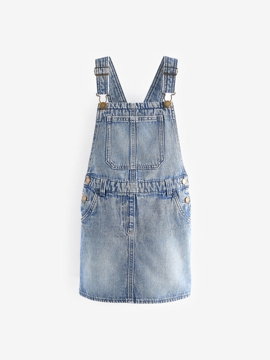 Blue Denim Pinafore Dress (3-16yrs) image 1