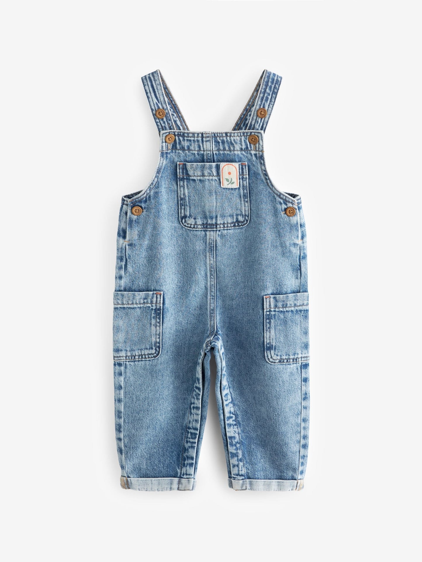 Denim 100% Cotton Dungarees (3mths-7yrs)