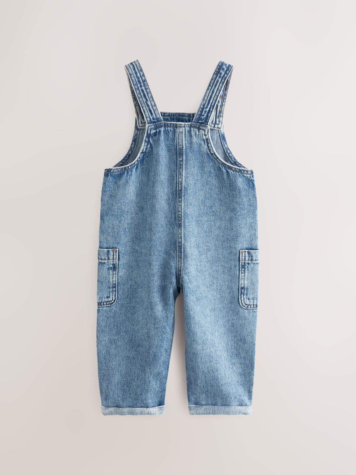 Denim 100% Cotton Dungarees (3mths-7yrs) image 6