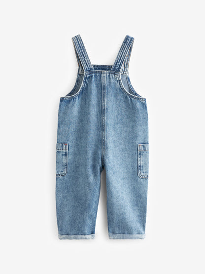 Denim 100% Cotton Dungarees (3mths-7yrs)
