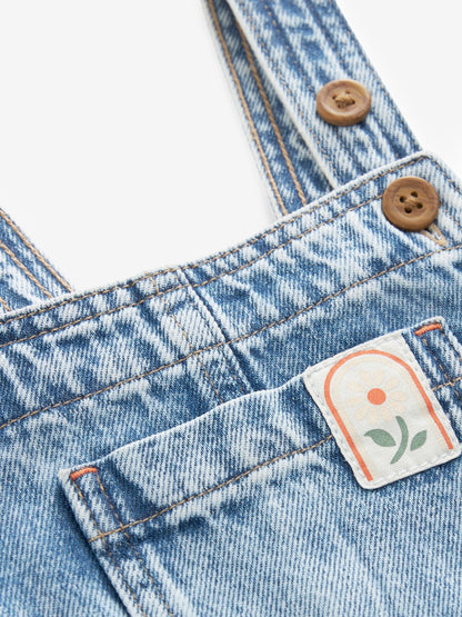 Denim 100% Cotton Dungarees (3mths-7yrs)