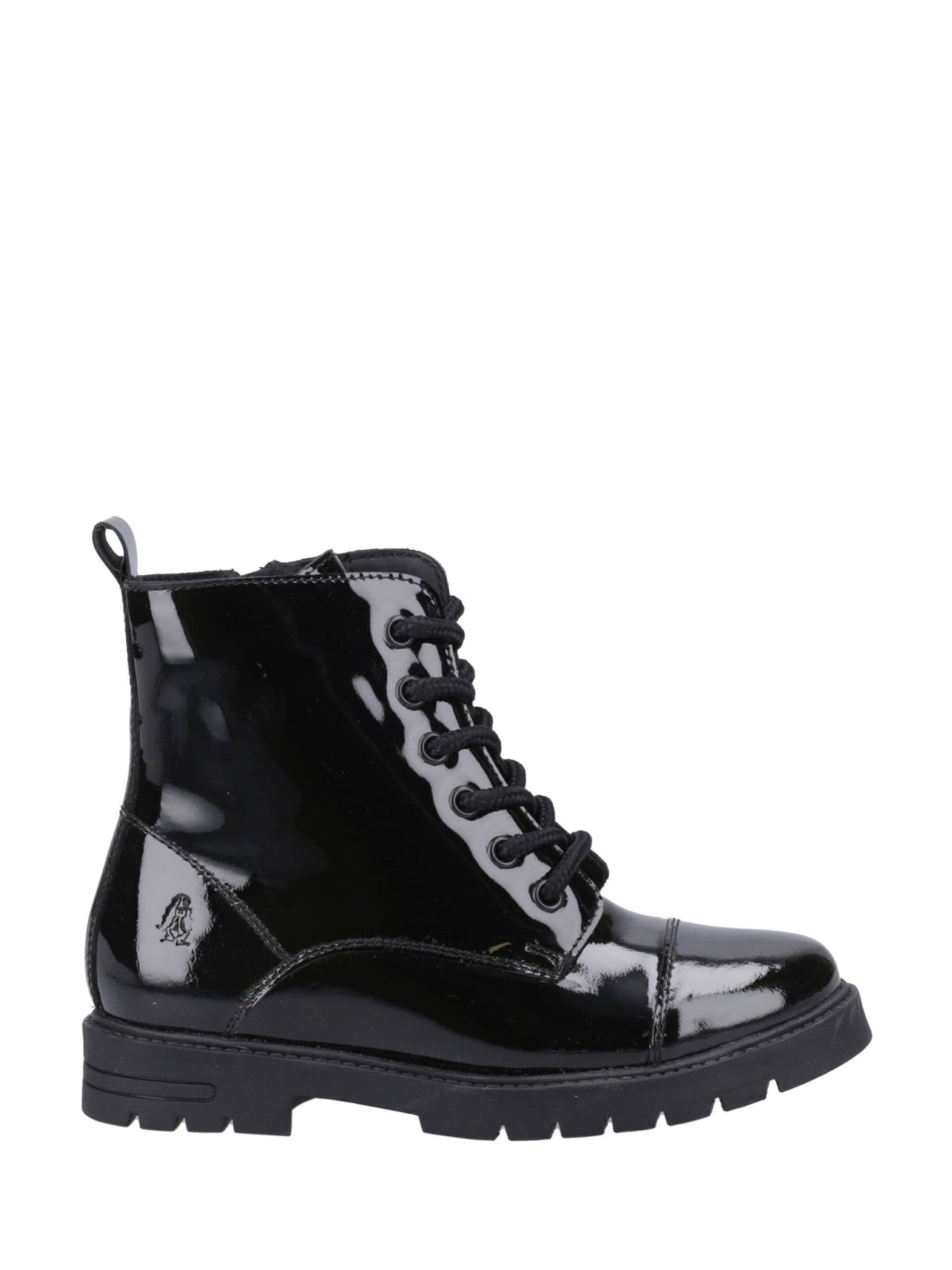 Hush Puppies Black Lauren Patent Senior Boots image 1