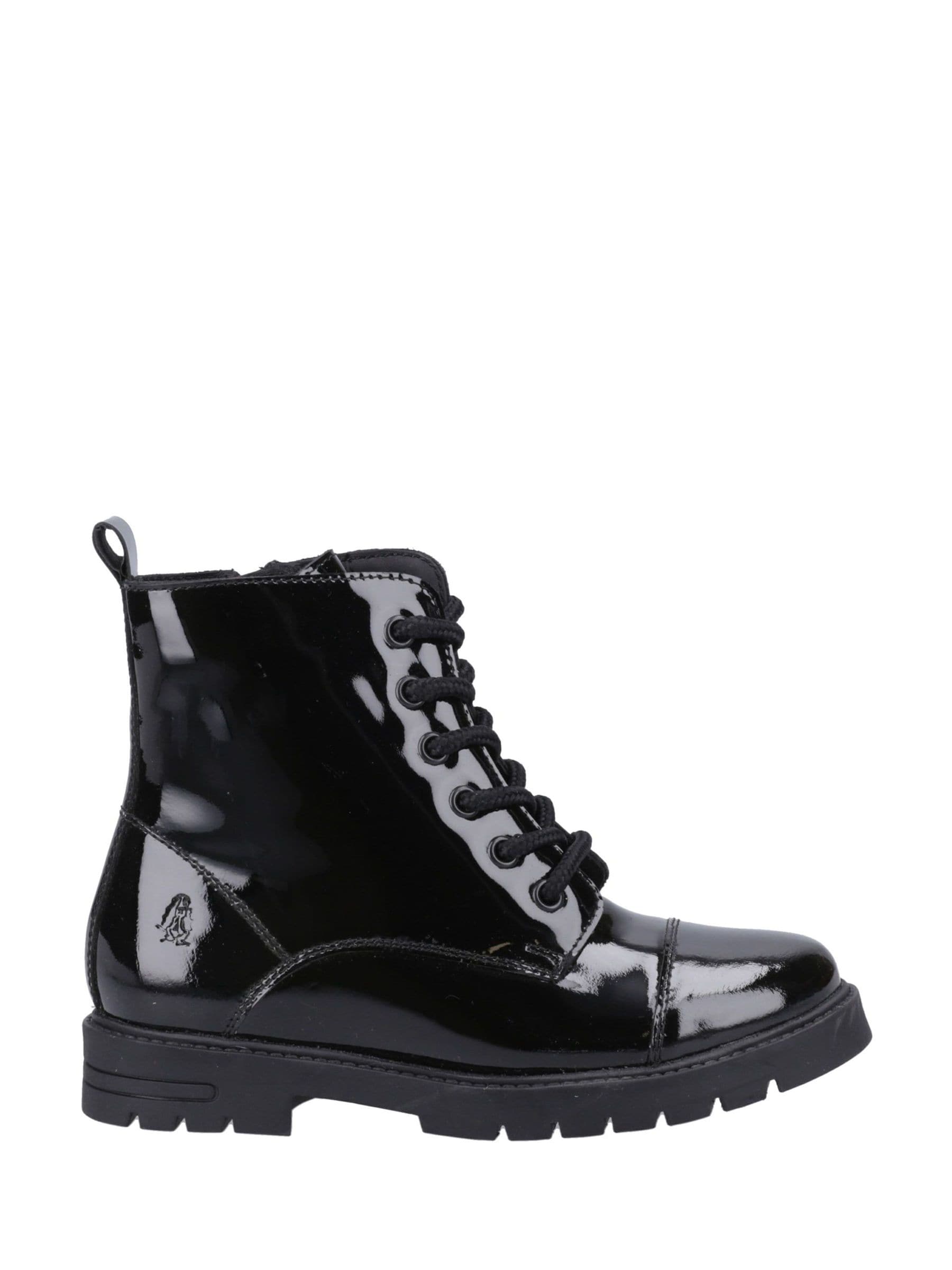 Hush Puppies Black Lauren Patent Senior Boots image 1