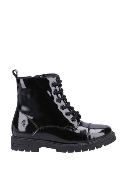 Hush Puppies Black Lauren Patent Senior Boots image 1