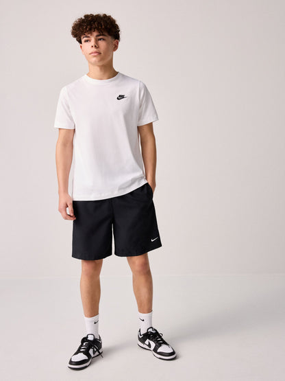 Dsiney Kidz - Nike White Short Sleeve Club T-Shirt image 1