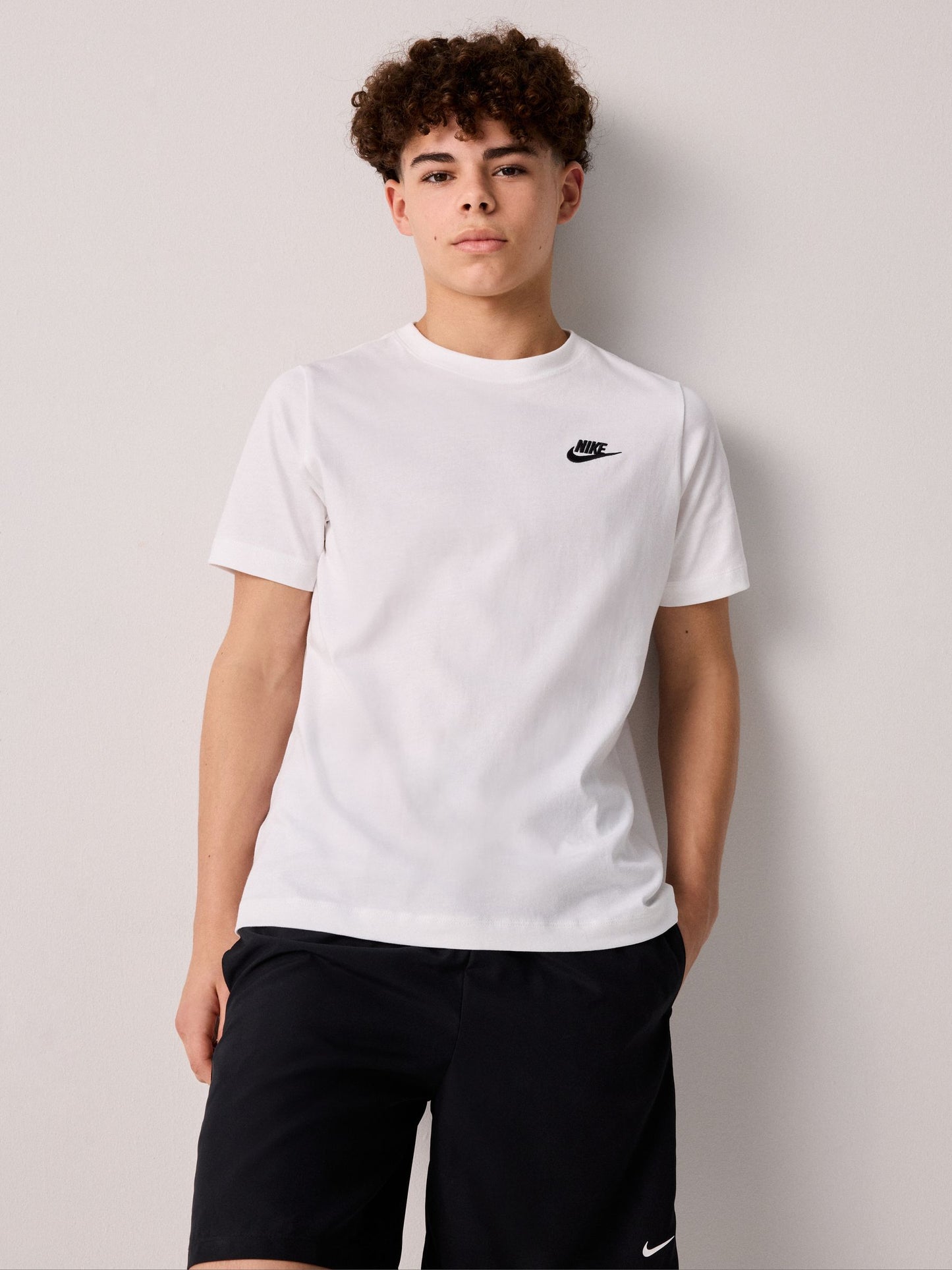 Dsiney Kidz - Nike White Short Sleeve Club T-Shirt image 3
