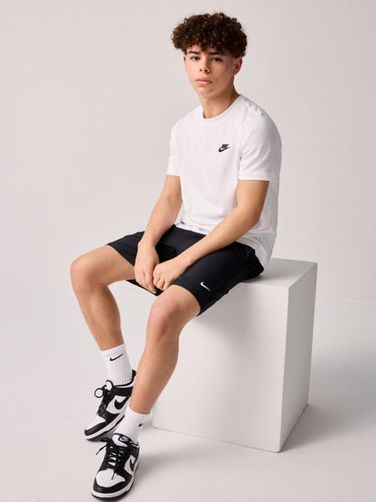 Dsiney Kidz - Nike White Short Sleeve Club T-Shirt image 4