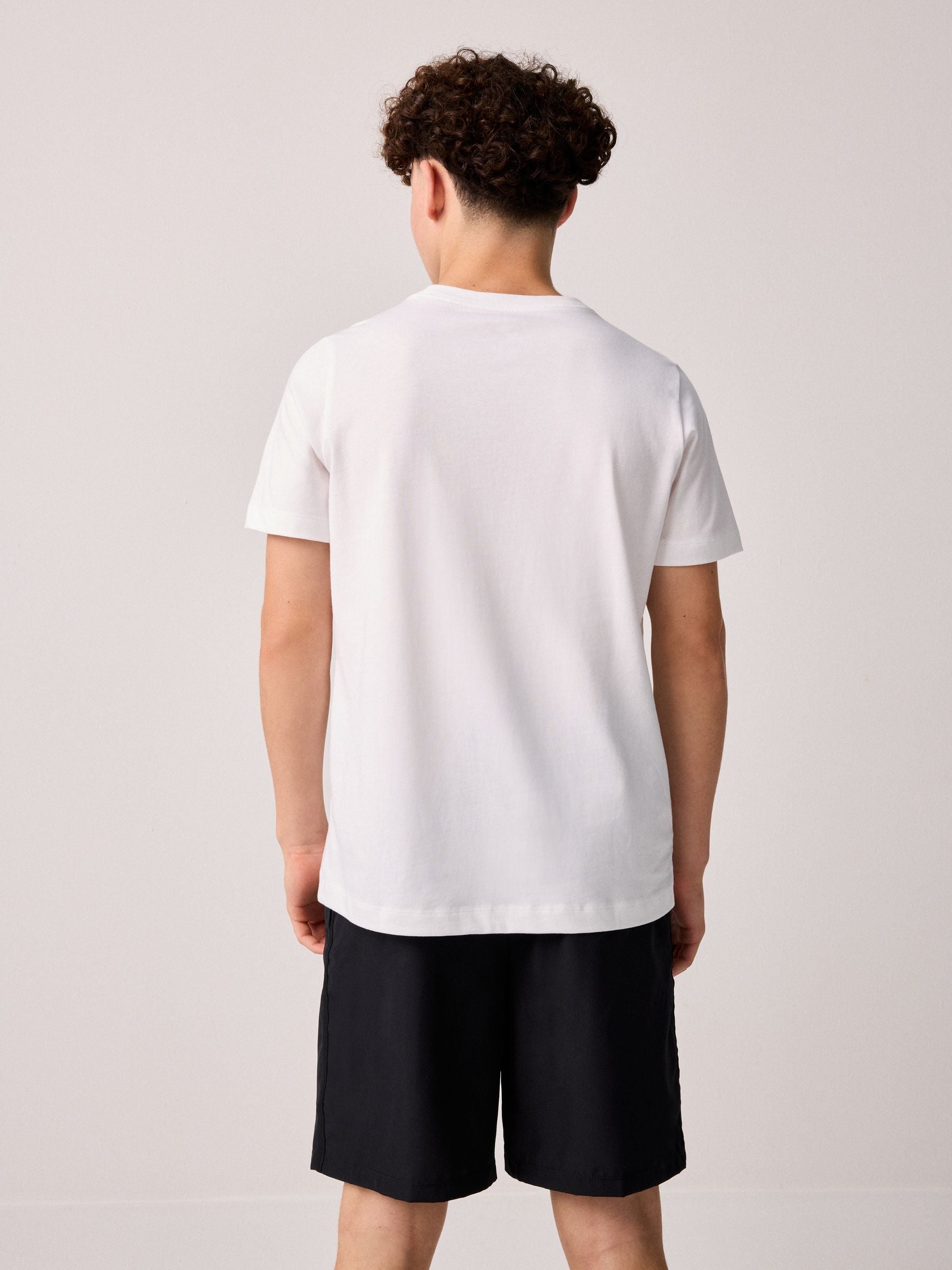 Dsiney Kidz - Nike White Short Sleeve Club T-Shirt image 5