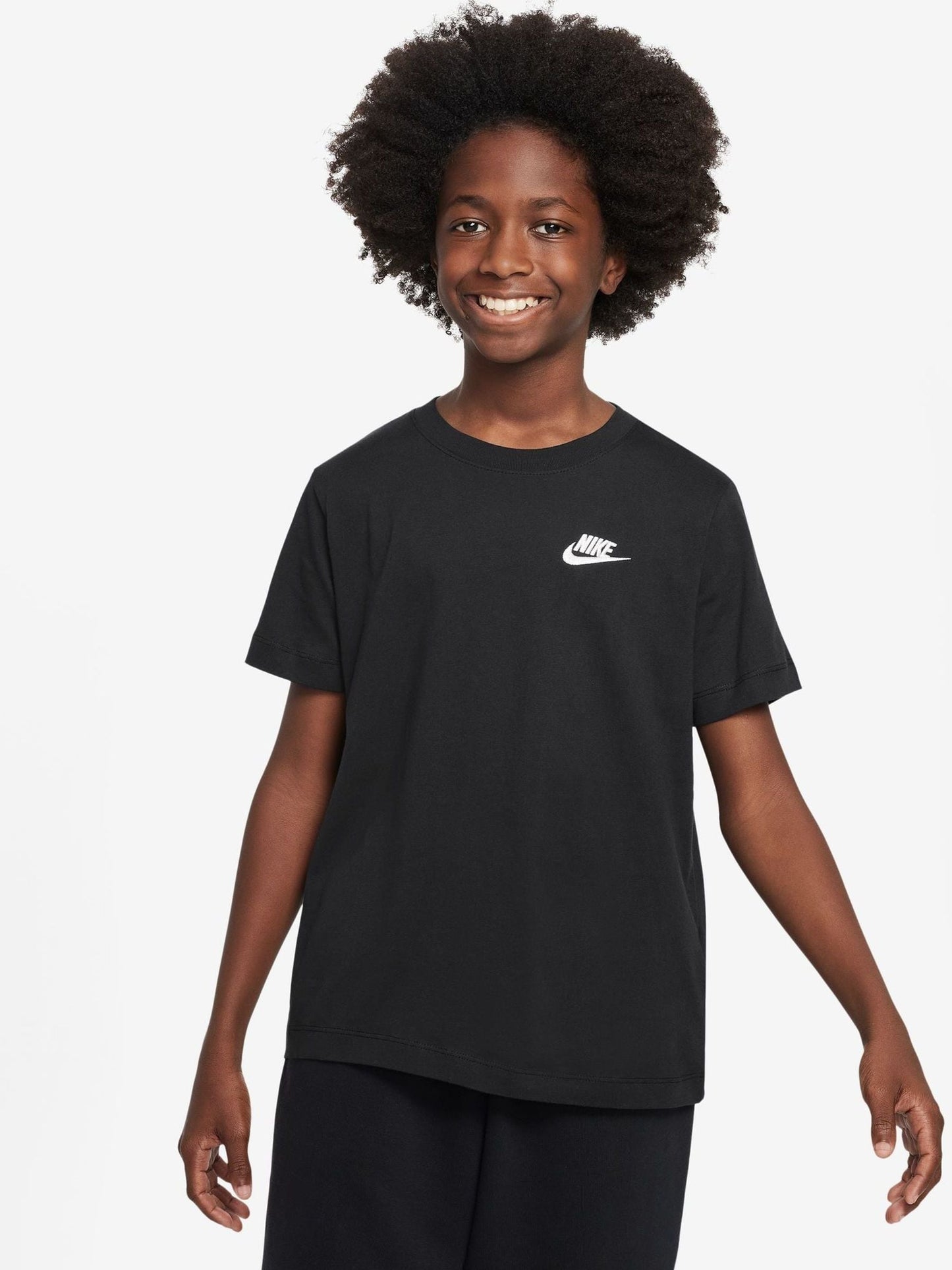 Dsiney Kidz - Nike Black Short Sleeve Club T-Shirt image 1