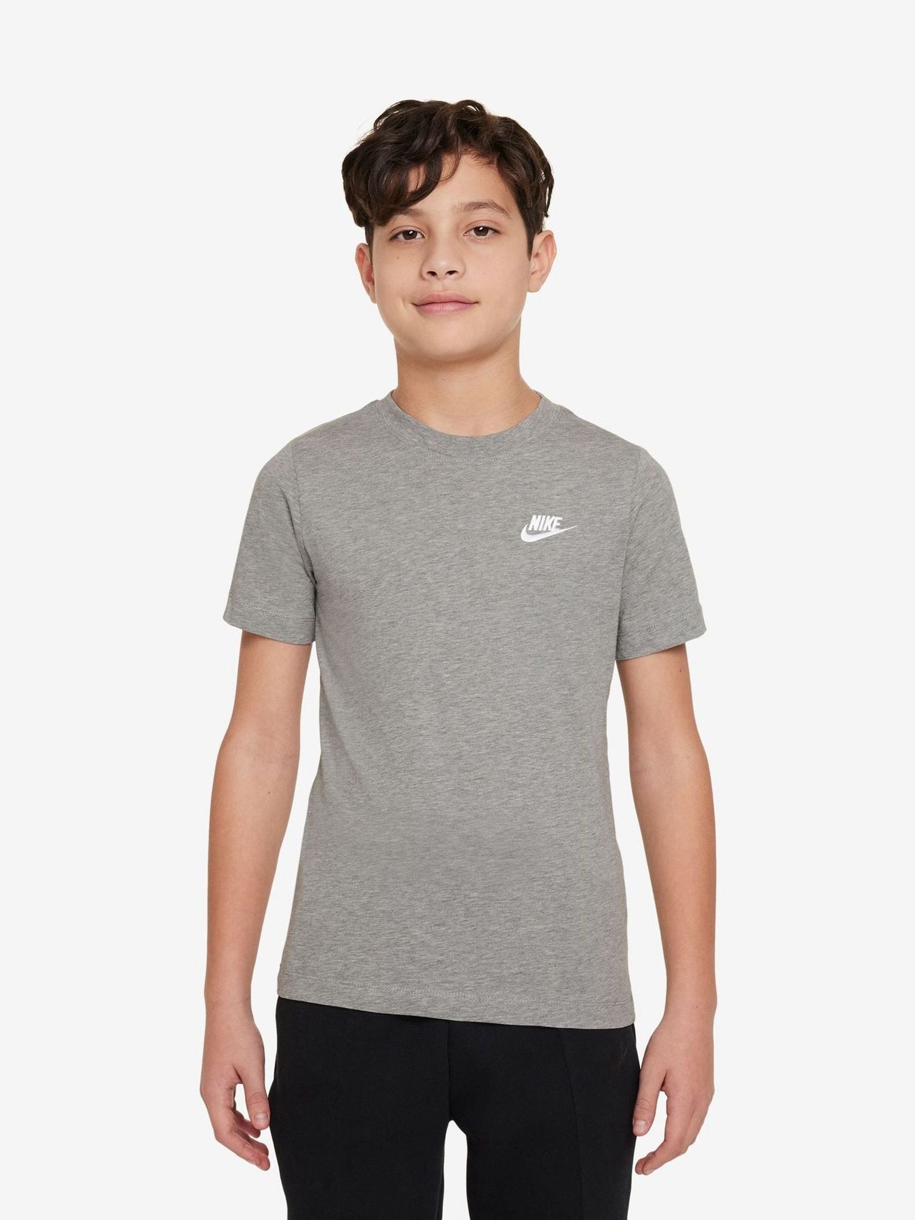 Dsiney Kidz - Nike Dark Grey Heather Short Sleeve Club T-Shirt image 1