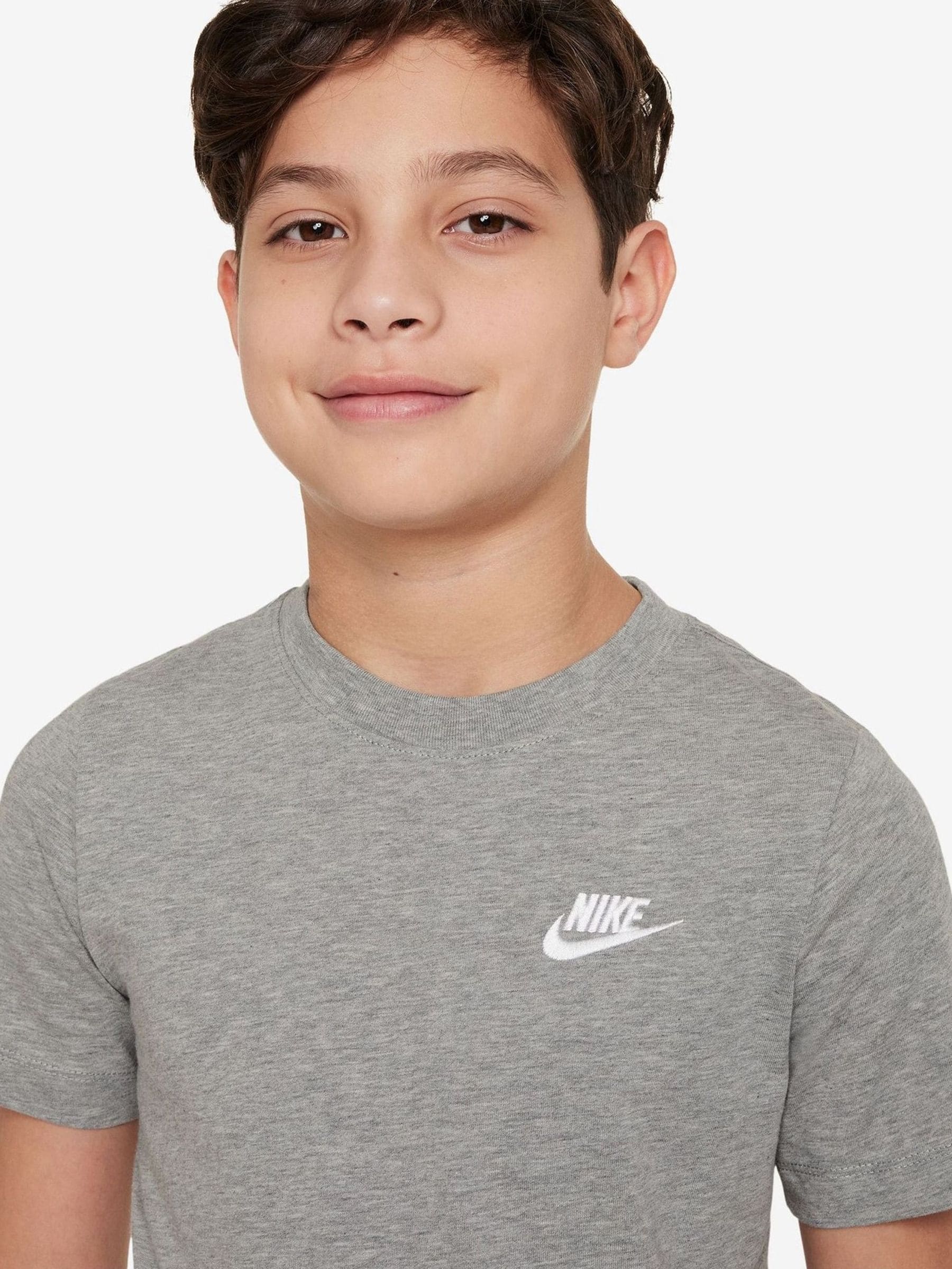 Dsiney Kidz - Nike Dark Grey Heather Short Sleeve Club T-Shirt image 3