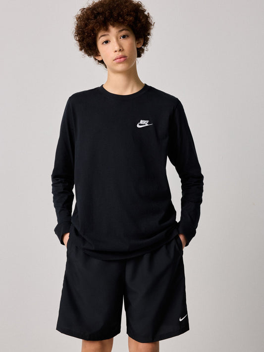 Dsiney Kidz - Nike Black Sportswear Long Sleeve T-Shirt image 1