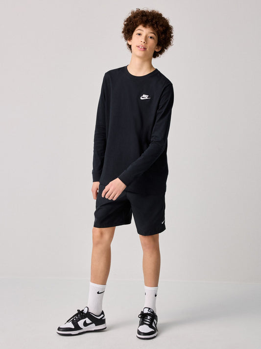 Dsiney Kidz - Nike Black Sportswear Long Sleeve T-Shirt image 2